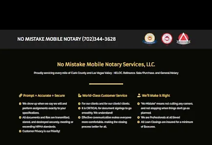 702mobilenotary.com - No Mistake Mobile Notary Services