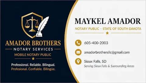 Amador Brother Notary Services