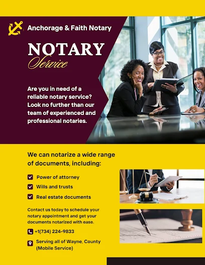 ANCHORAGE & FAITH NOTARY, LLC