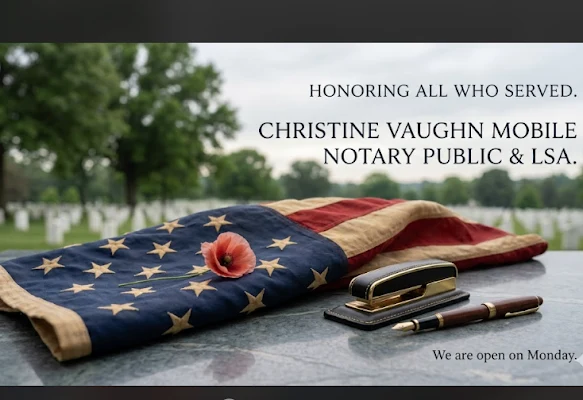 Christine Vaughn Mobile Notary Public & Loan Signing Agency