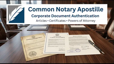 Common Notary Apostille