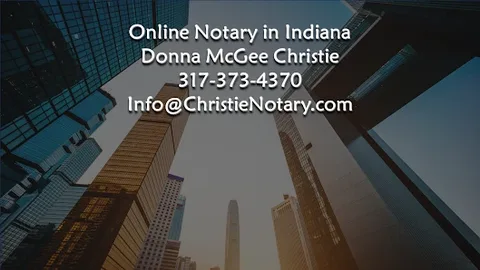 Donna Christie Online Notary Services