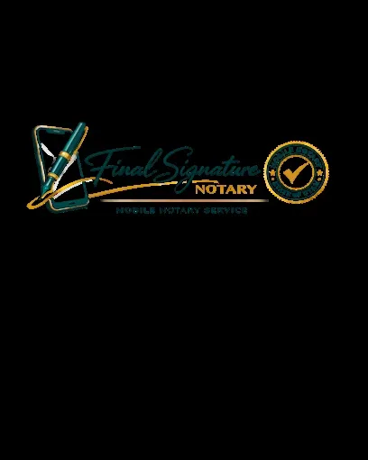 Final Signature Notary