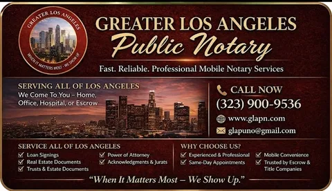 Greater Los Angeles Public Notary