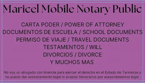 Maricel Mobile Notary Public