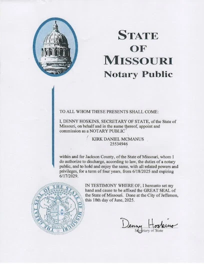 Missouri Mobile Notary Public