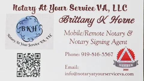 Notary At Your Service VA LLC