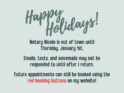 Notary Nicole