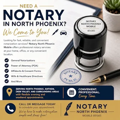 Notary North Phoenix – Mobile