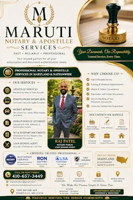 Notary Public, Maryland Notary