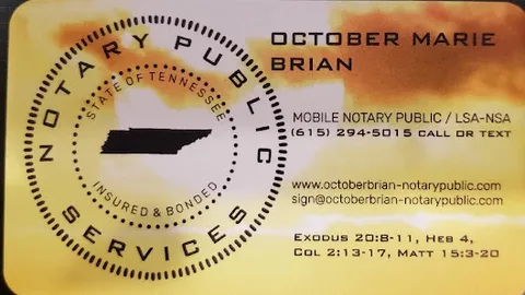 October Brian-Notary Public