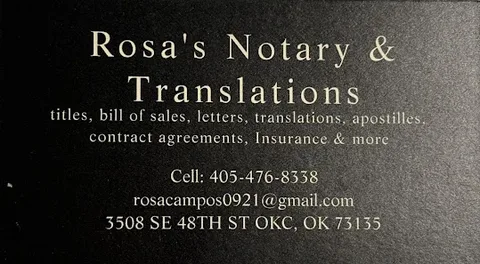 Rosa's Notary & Translations