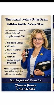 Theri-Eaux's Notary & Paralegal Service on the Geaux