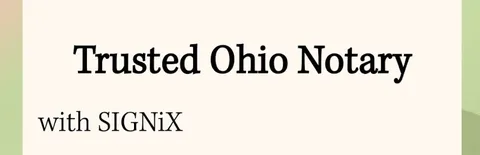 Trusted Ohio Notary