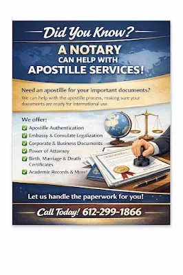Twin Cities Prime Mobile Notary & Apostille Services