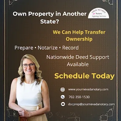 Your Nevada Notary Signing Service